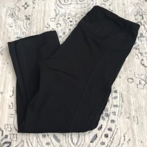 Black crop workout legging